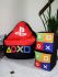 Кресло мешок PlayStation Оксфорд Черный + Красный
